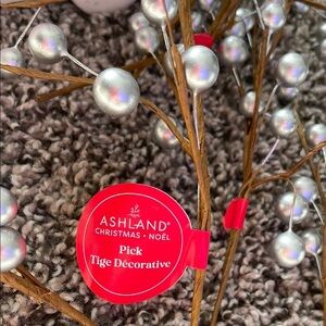 Ashland Silver Holiday Berry Stems